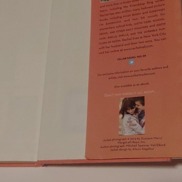 3/$13 If We Kiss 2: Kiss Me Again Teen novel book by Rachel Vail 2013 - Picture 7 of 7